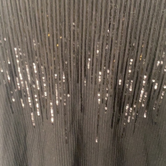 INC Plus Size Crew-Neck Drip Sequin Sweater - Picture 4 of 7